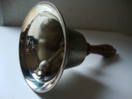 Tafelbel hout met zilver - VERKOCHT