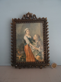 Messing of koperen lijstje - Italy - vintage - VERKOCHT
