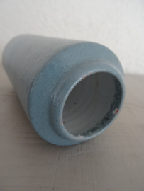 Blauw vaasje - keramiek - VERKOCHT