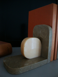 Boekensteunen marmer - VERKOCHT