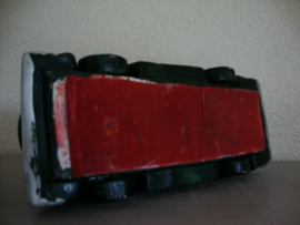 Beeld Laurel en Hardy - auto - vintage - VERKOCHT