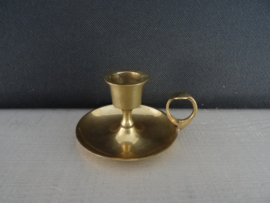 Kandelaar - koper of messing - vintage - VERKOCHT