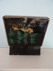 Lakdoos - sieradendoosje met lade - Chinees - vintage - VERKOCHT