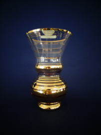 Vaasje - Laeken Belgie - goudkleurig - 1/2 cristal