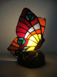 Lampje Tiffany stijl - vlinder - VERKOCHT
