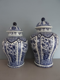 Dekselpot Boch - Delfts blauw - dekselvaas - VERKOCHT