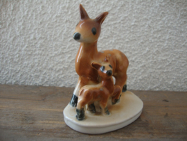 Vintage beeldje hertjes - VERKOCHT