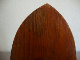 Vintage boekensteunen hout - VERKOCHT