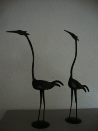 Set grote vintage vogels - kraanvogels - VERKOCHT