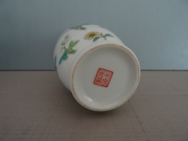 Vaasjes Chinees - bloemen -  VERKOCHT