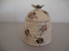Vintage honingpotje bijen - bijenkorf - VERKOCHT