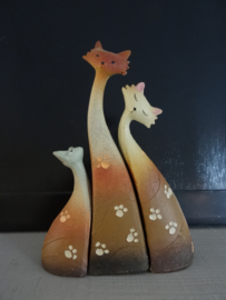 Beeldjes poes - kat - VERKOCHT
