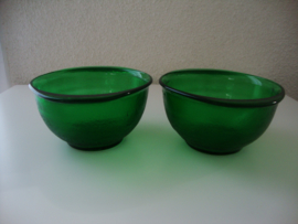 Groene schaaltjes vintage - VERKOCHT