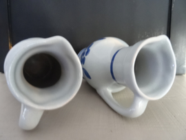 Vintage kruikjes - blauw - VERKOCHT