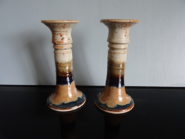 Set kandelaren - keramiek - VERKOCHT