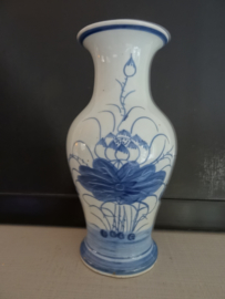 Vaas - Delfts blauw - handbeschilderd - VERKOCHT