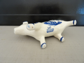Melkkannetje koe - Delfts blauw - handbeschilderd - VERKOCHT