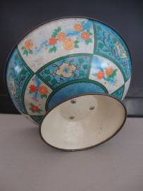 Vintage  emaille/blikken schaaltje - VERKOCHT
