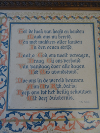 Kalligrafie tekst - Nelly ten Have - VERKOCHT
