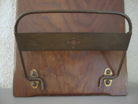 Oud krantenrek wandplank Couranten kranten - VERKOCHT