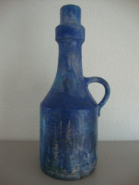 Vintage lamp - Keramiek - A. Moerings Gouda - blauw - VERKOCHT