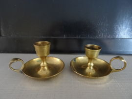 Vintage kandelaar - blaker - koper of messing - VERKOCHT