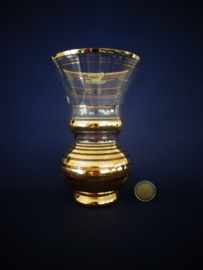 Vaasje - Laeken Belgie - goudkleurig - 1/2 cristal