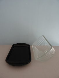 Kaasstolp - Leerdam - A.D. Copier - glas - VERKOCHT