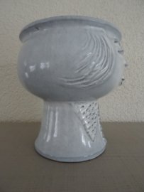Vintage bloempot hoofd - VERKOCHT