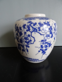 Gemberpotje - blauw/wit - VERKOCHT