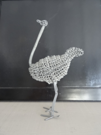 Beeldje struisvogel - metaaldraad - VERKOCHT
