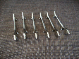 Messenleggers teckel - zilverkleurig - VERKOCHT