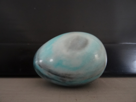 Marmeren ei - blauw - VERKOCHT