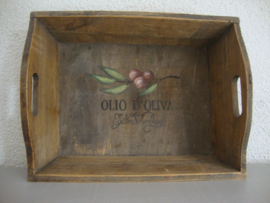 Dienblad hout - Olivia -  VERKOCHT