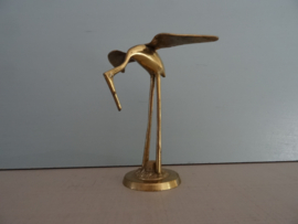 Vintage vogel koper of messing - VERKOCHT