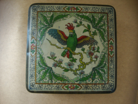 Blik afbeelding vogel - Van Melle - VERKOCHT