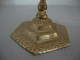 Joodse kandelaar - koper of messing - VERKOCHT