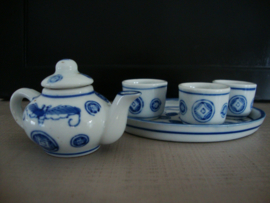 Miniatuur theeserviesje - Chinees - VERKOCHT