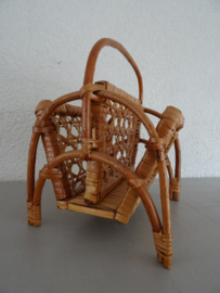 Vintage post mandje - mini lectuurmand - VERKOCHT