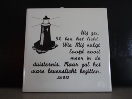 Teksttegel - Joh. 8:12