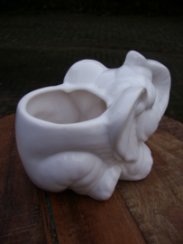 Vintage bloempotje olifant - VERKOCHT