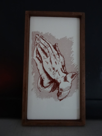 Tegel - biddende handen