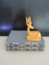 Houten beeldje - gazelle - VERKOCHT