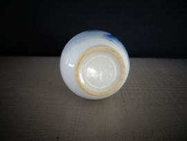 Klein vaasje - Chinees  - blauw wit - VERKOCHT