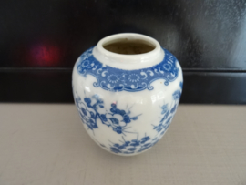 Klein gemberpotje - blauw wit -  VERKOCHT
