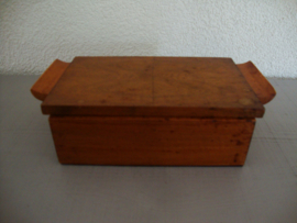 Houten kistje - vintage - VERKOCHT