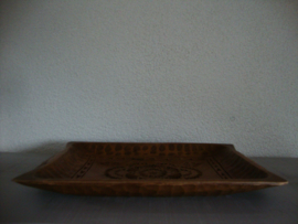 Houten dienblad - Fries kerfsnijwerk - VERKOCHT