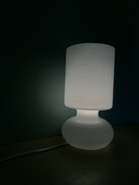 Vintage Ikea Lykta mushroom design lamp - wit glas - VERKOCHT