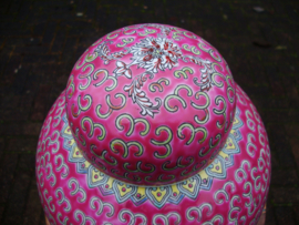 Grote gemberpot - roze - VERKOCHT