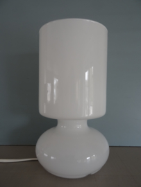 Vintage Ikea Lykta mushroom design lamp - wit glas - VERKOCHT